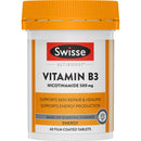Swisse Vitamin B3 supplement container on a white background