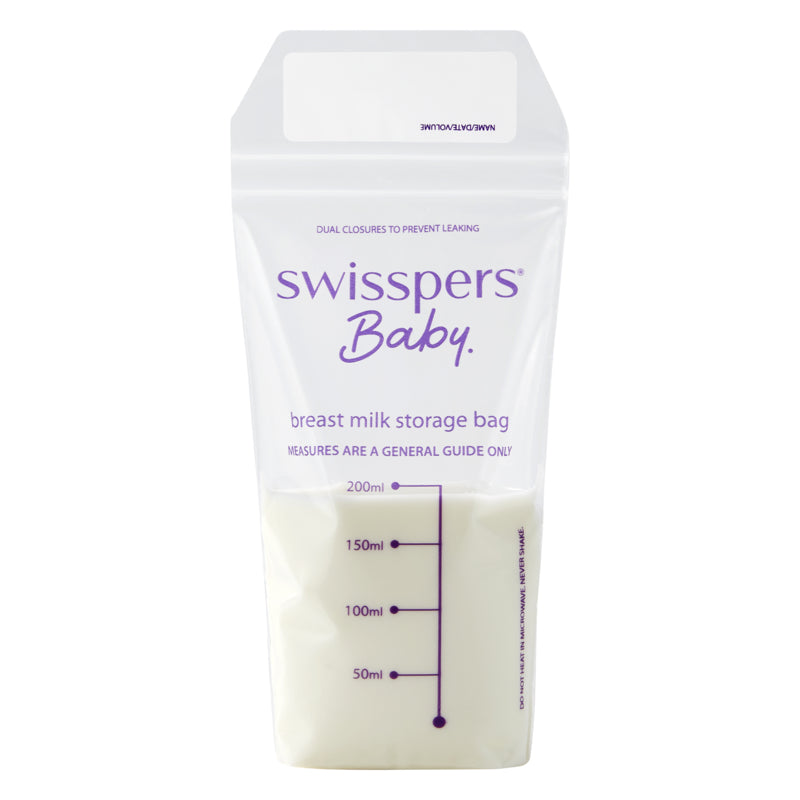 Swisspers Breast Milk Storage Bags - 20 Pack