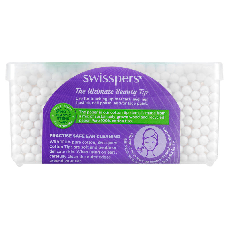 Swisspers Cotton Tips Paper Stems - 240 Pack