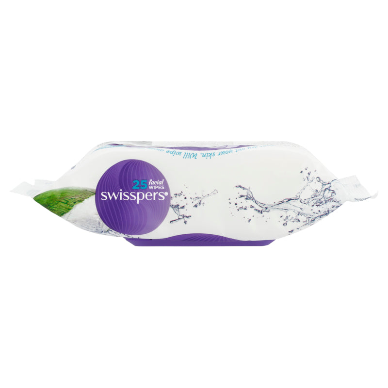 Swisspers Micellar & Coconut Water Facial Wipes - 25 Pack