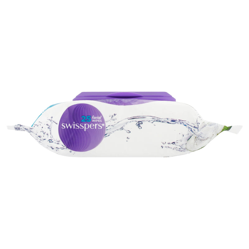 Swisspers Micellar & Coconut Water Facial Wipes - 25 Pack