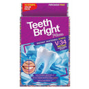 Teeth Bright Advanced Whitening Strips 14 Pieces (7 Days) on a white background