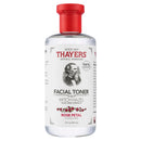 Thayers Facial Toner bottle with red cap on a white background