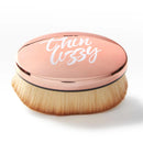 Rose gold beauty brush with 'Thin Lizzy' branding on a white background