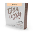 Box of Duchess Thin Lizzy mineral foundation pressed powder on a white background