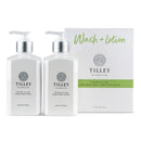 Tilley Body Wash & Lotion Twin Pack 400ml - Coconut and Lime on a white background