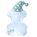 Baby comfort toy shaped like a bear with a sleep hat on a white background, featuring the brand 'Baby Tous'.