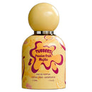 A 50ml bottle of Tubbees Passion Fruit Mojito Eau de Parfum with a round, spherical cap and a yellow label featuring orange and purple graphics.