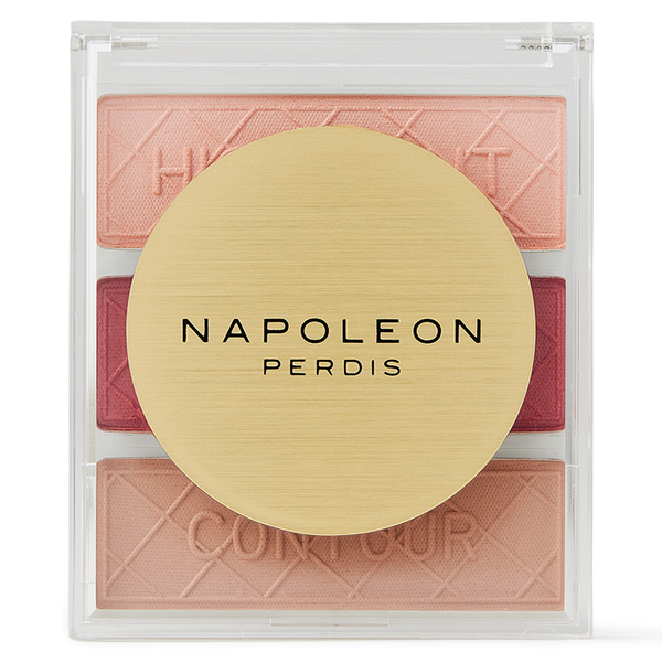 Napoleon Perdis makeup product with a gold circular logo on a white background