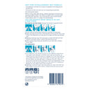 Back of a Veept wax strip packaging with instructions and branding.