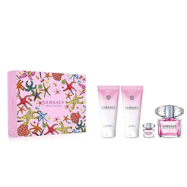 Versace Bright Cyrstal 4 Piece Gift Set