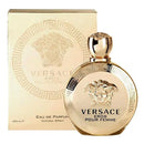 Versace Eros pour Femme perfume bottle and packaging on a white background