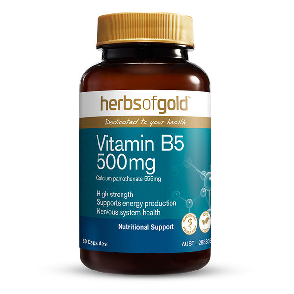 Herbs Of Gold Vitamin B5 500mg 60tabs