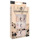 W7 Glamorous Fake Adhesive Nails 24 Pack - Party Animal