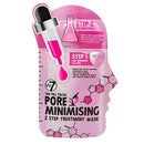 W7 The Full Facial Pore Minimising 2 Step Treatment Face Mask - 1 Pack 23g
