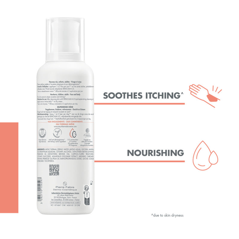 Avene Xeracalm A.D Lipid Replenishing Cream 400ml