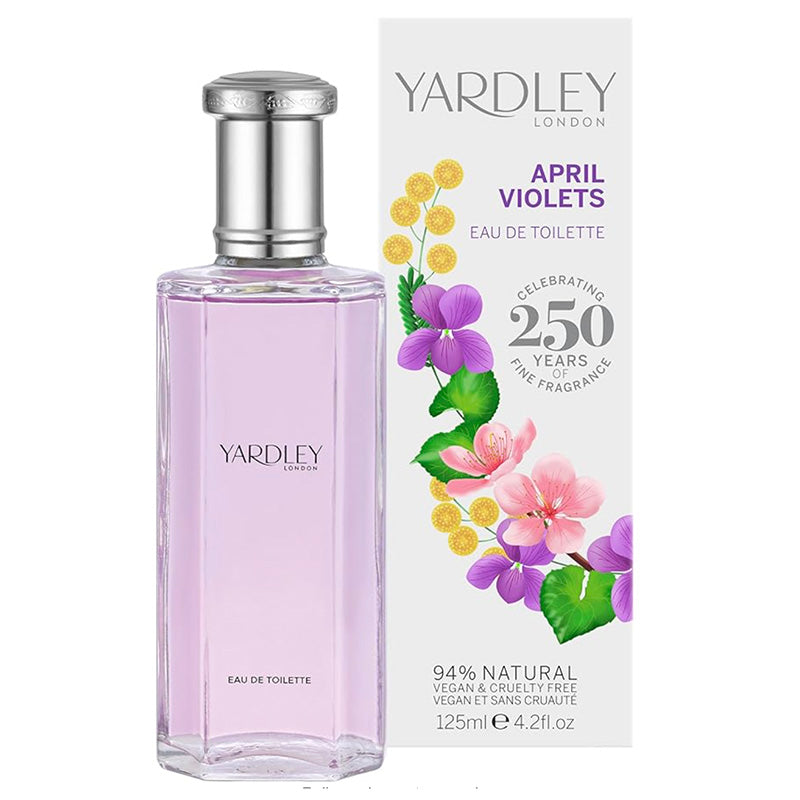 Yardley April Violets 125ml Eau de Toilette