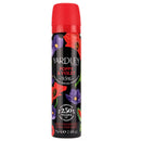 Yardley London Poppy & Violet body spray on a white background