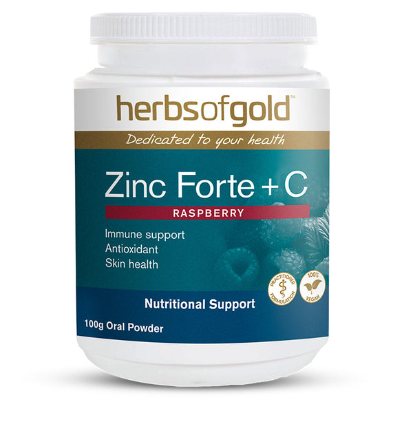 Herbs Of Gold Zinc Forte + C 100g