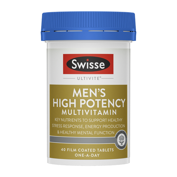 Swisse Ultivite Men's High Potency Multivitamin 40 Tablets