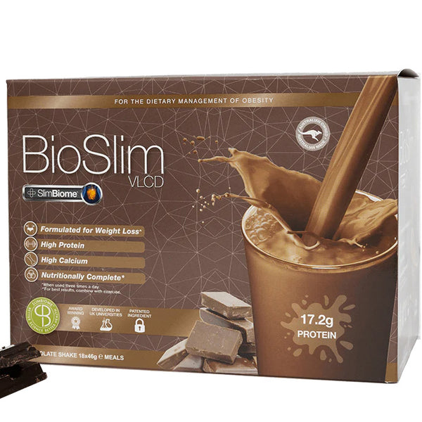 BioSlim VLCD Shake 18 X 46G Chocolate