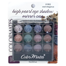 Colormates 12 Pan Eyeshadow Palette - Cool Elegance