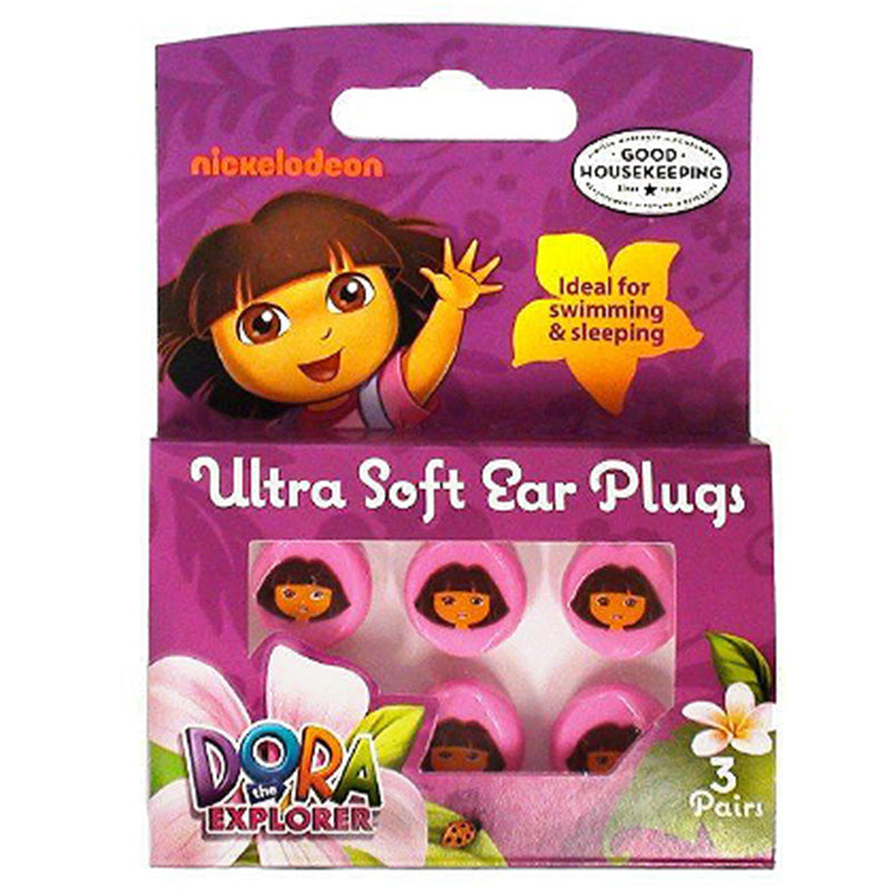 Dora The Explorer Aqua Ear Plugs 3 Pairs