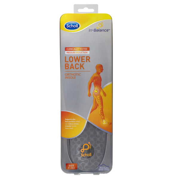 Scholl In-Bal Lower Back Orth Insole Med