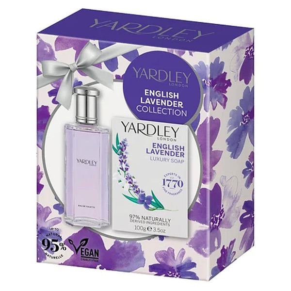 Yardley English Lavender 2 Piece Gift Set - Eau De Toilette 125ml & Soap 100g