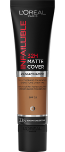 L’Oréal Paris Infallible 32H Matte Cover Foundation With 4% Niacinamid - 335W