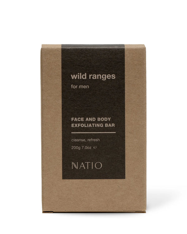 Natio Wild Ranges For Men Face & Body Bar 200g