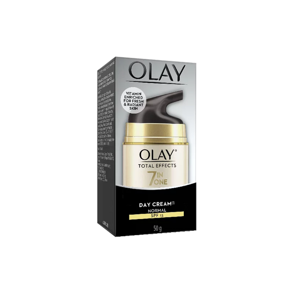Olay Total Effects Face Cream Moisturiser Normal SPF 15 50g