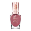Sally Hansen Color Therapy nail polish bottle with pink cap on a white background