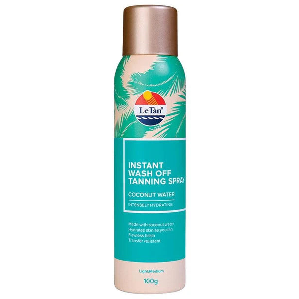 Le Tan Instant Wash Off Coconut Spray Water 100g