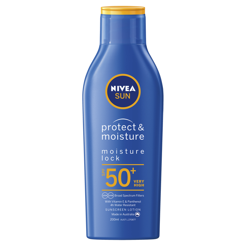 Nivea Protect & Moisture Moisturising Sunscreen SPF50+ 200ml