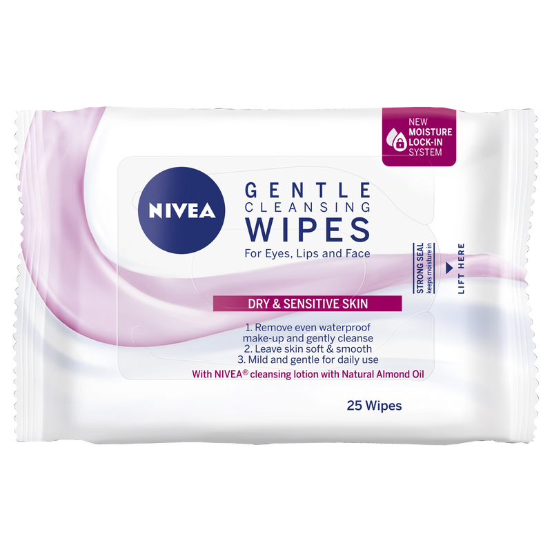 Nivea Daily Essentials Gentle Facial Cleansing Wipes 25pcs