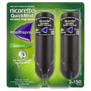 Nicorette Quit Smoking QuickMist Mouth Spray Freshmint 1mg 13.2mL 2 Pack