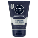 Nivea Men Protect & Care Exfoliating Face Scrub 125ml