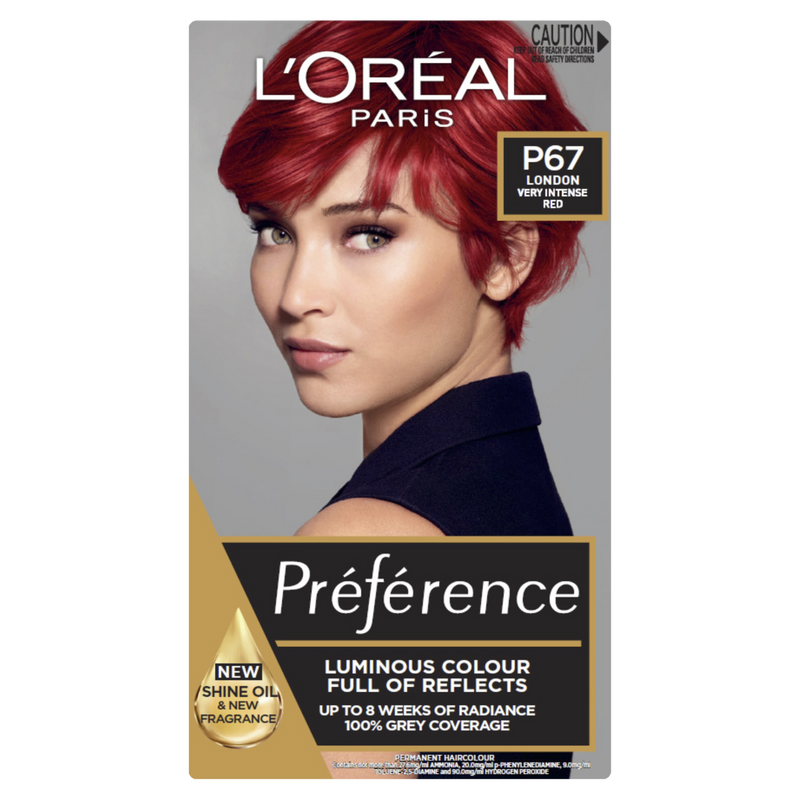 L'Oreal Paris Preference P67 London Very Intense Red