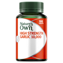 Natures Own High Strength Garlic 10000mg Odourless Tablets 100 Tab