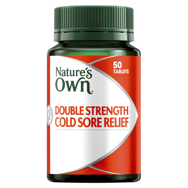 Natures Own Double Strength Cold Sore Relief 50 Tabs