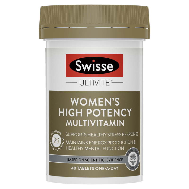 Swisse Ultivite Women's High Potency Multivitamin 40 Tablets