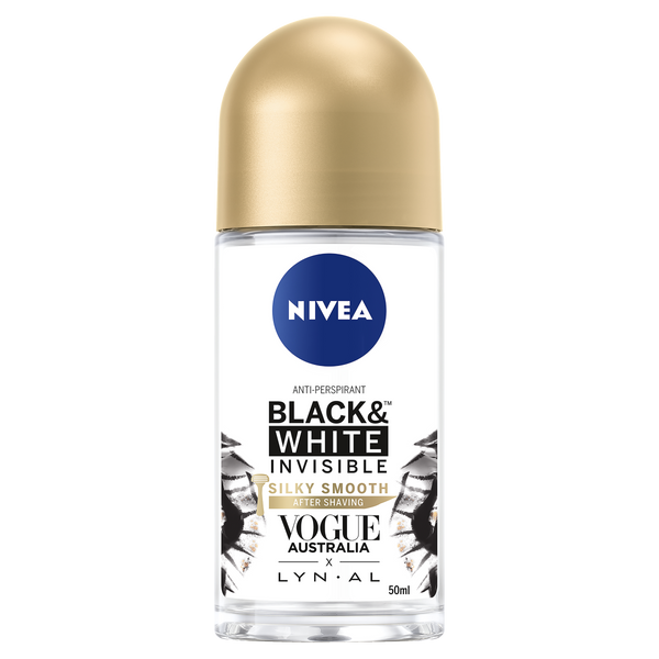 Nivea Black & White Invisible Silky Smooth Roll-on Deodorant Limited Edition 50ml