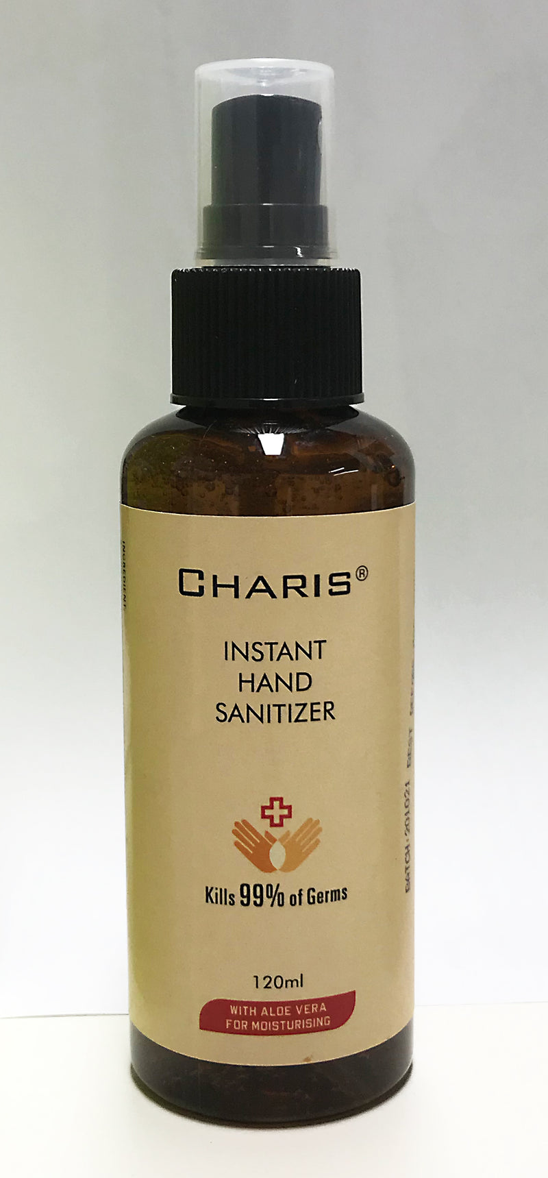 Charis Instant Hand Sanitisers 120ml TSS