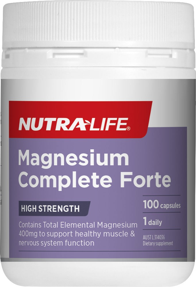 Nutra-Life Magnesium Forte Daily 100 Capsules