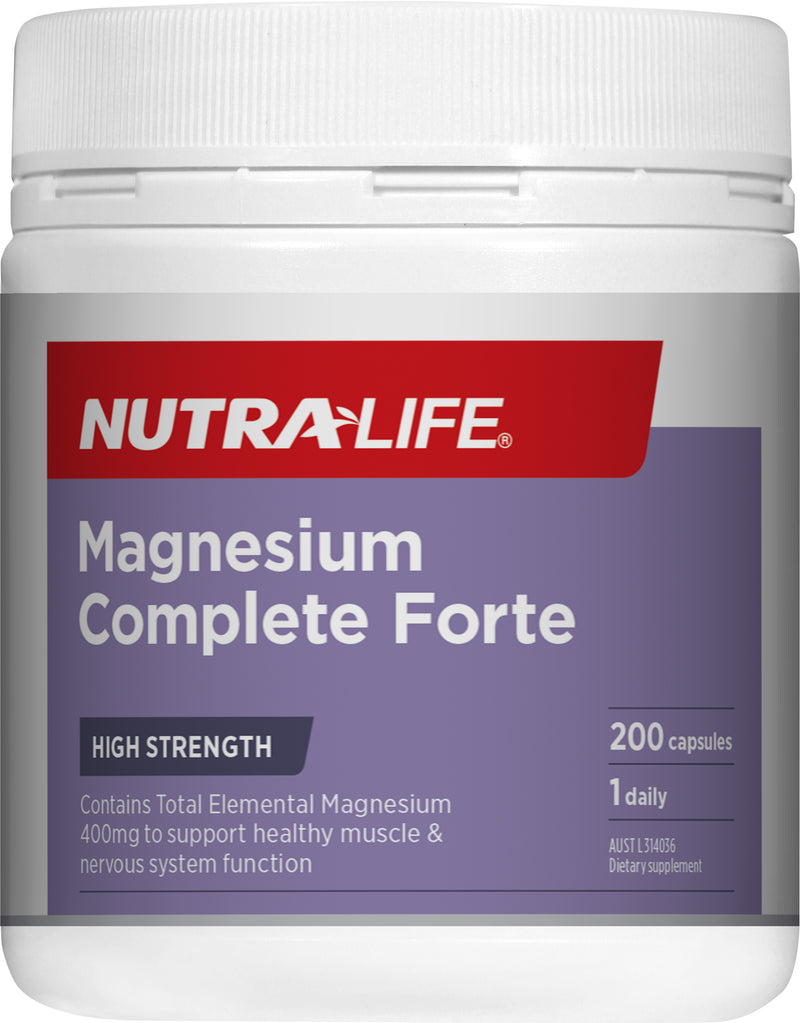 Nutra-Life Magnesium Forte Daily 200 Capsules