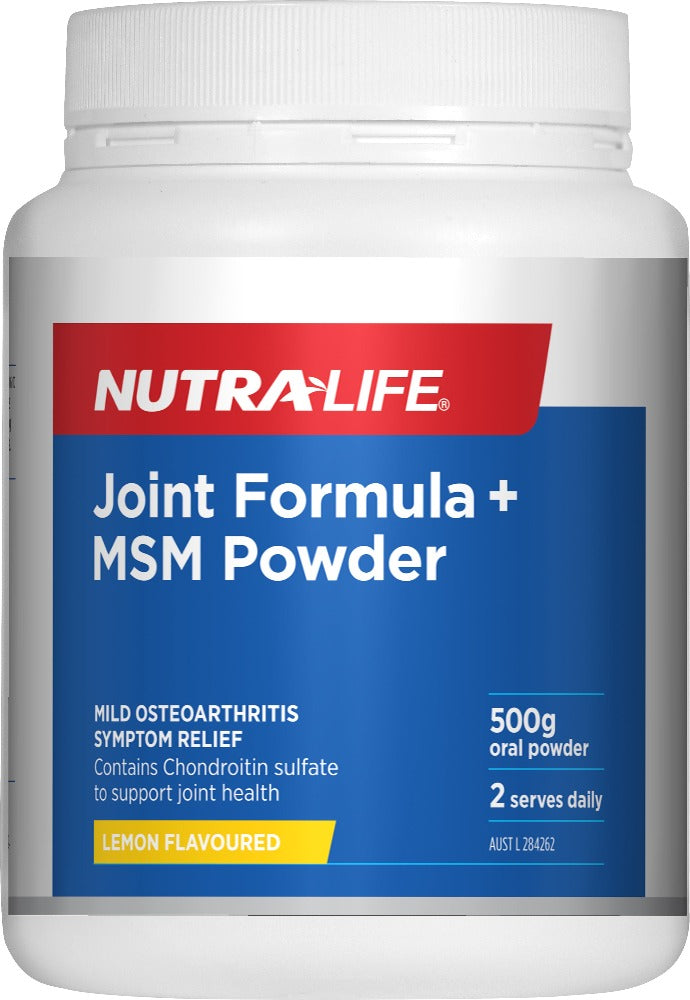 Nutra-Life Joint Formula + MSM Lemon Powder 500g