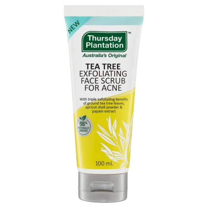 Thursday PlantationTea Tree Exfoliating Acne Face Scrub 100ml