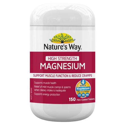 Natures Way High Strength Magnesium 150 Tabs