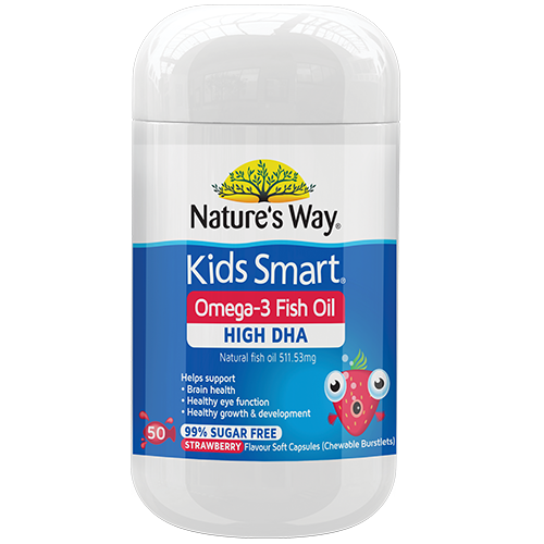 Natures Way Kids Smart Strawberry 50 Caps